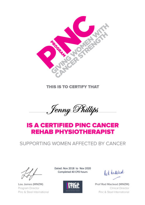 PINC Certification Certificate
